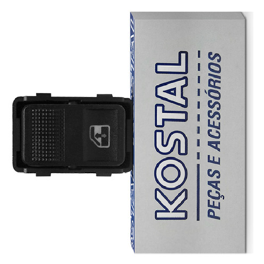 Interruptor Traseiro do Vidro Elétrico para Volkswagen Gol e Parati - Kostal - 3731130