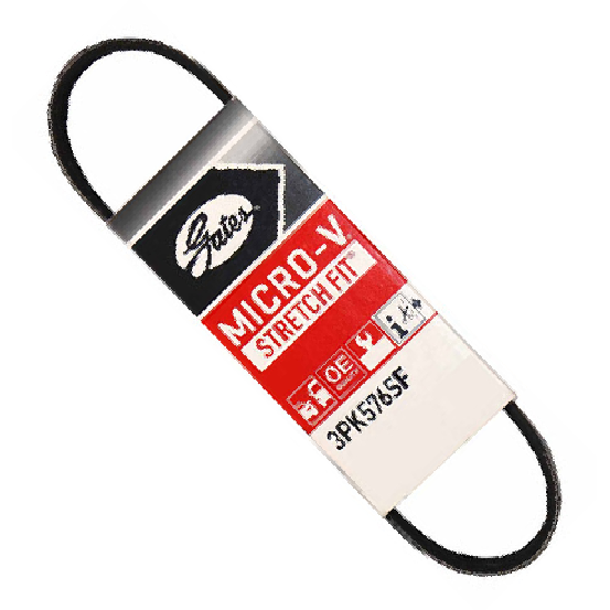 Correia de Acessórios Micro-V Elástica PK para Citroen C3 e Peugeot 208 - Gates - 3PK0576SF