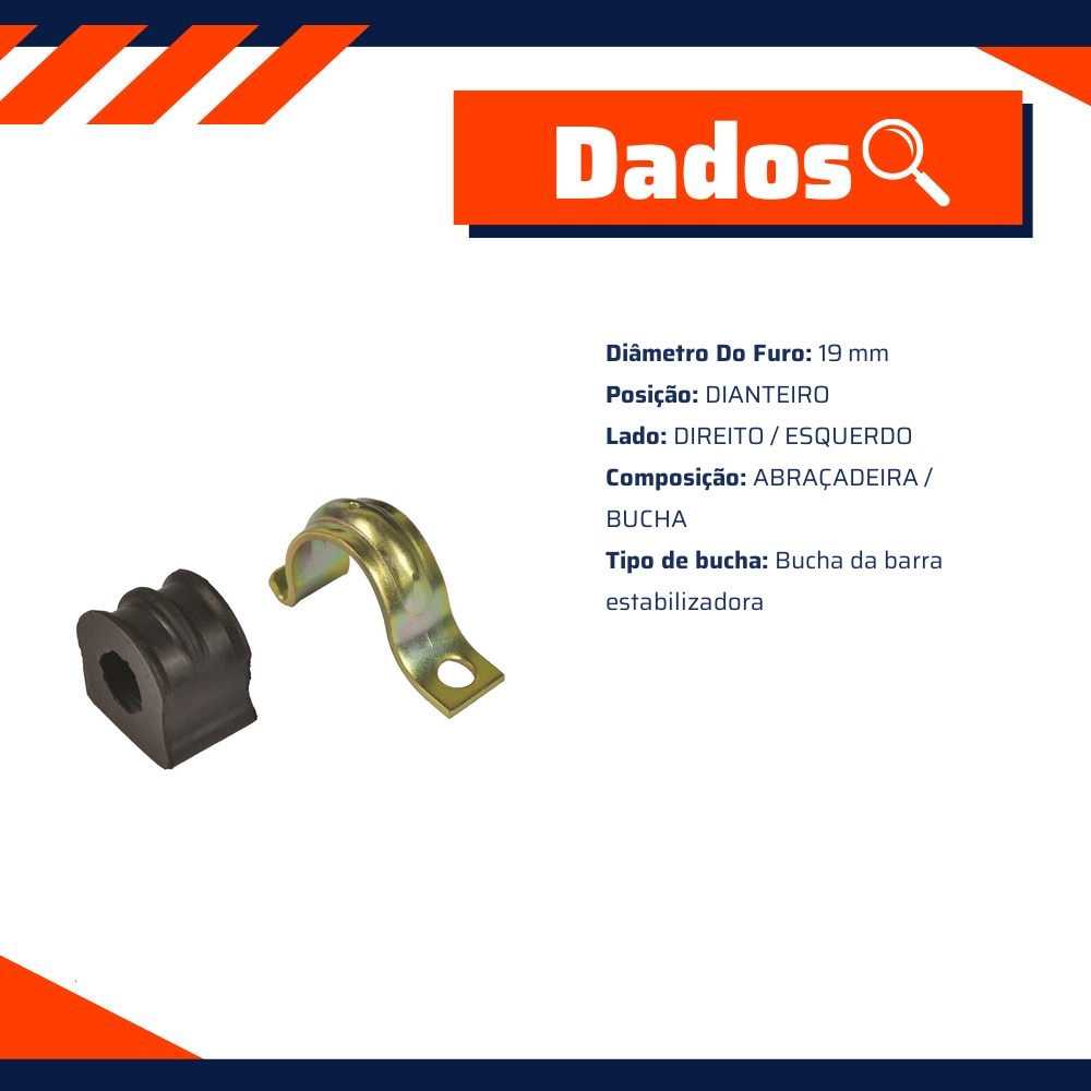 Kit da Barra Estabilizadora Dianteira para Audi A4 e Volkswagen Golf - Kit & Cia - 40053