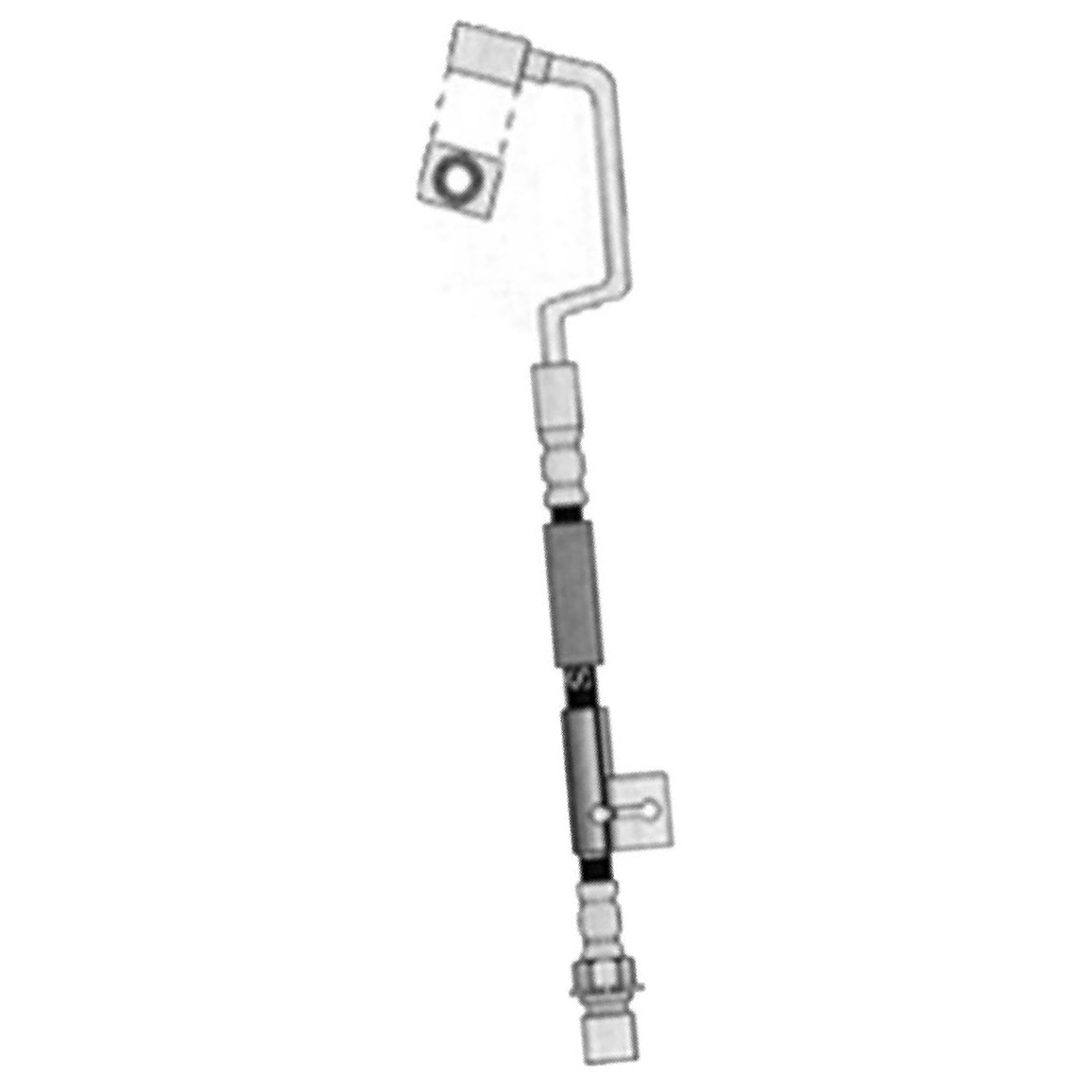 Mangueira Flexível de Freio Dianteiro para Chevrolet Blazer e Silverado - Norflex - 4073A