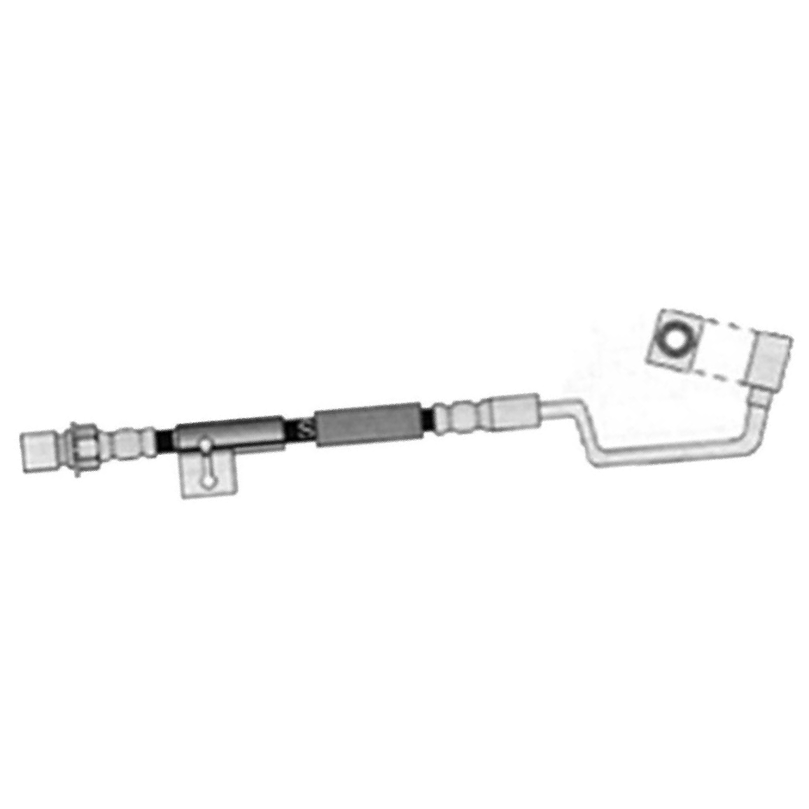 Mangueira Flexível de Freio Dianteiro para Chevrolet Blazer e Silverado - Norflex - 4073A