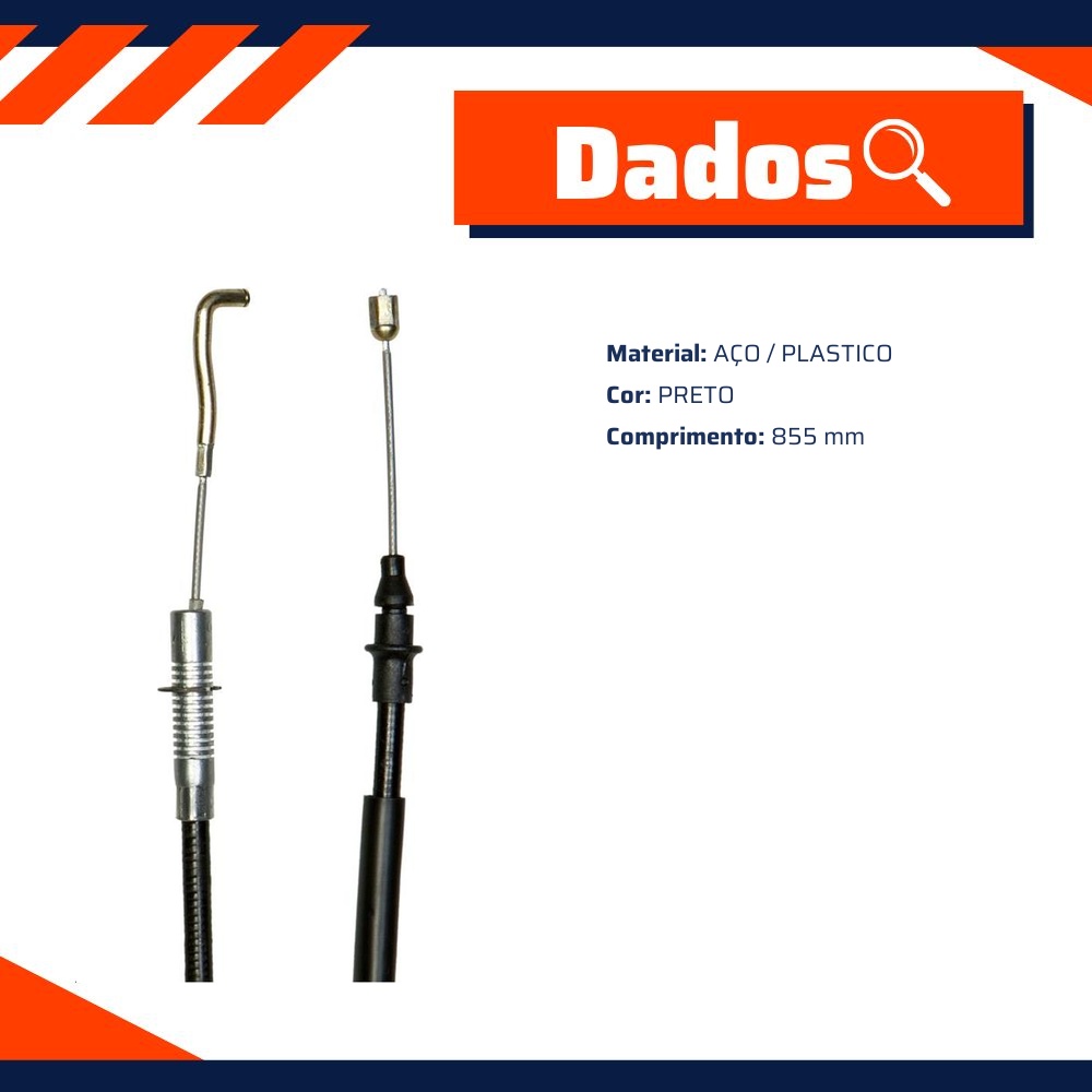 Cabo de Comando da Embreagem para Chevrolet Caravan - IKS - 4306