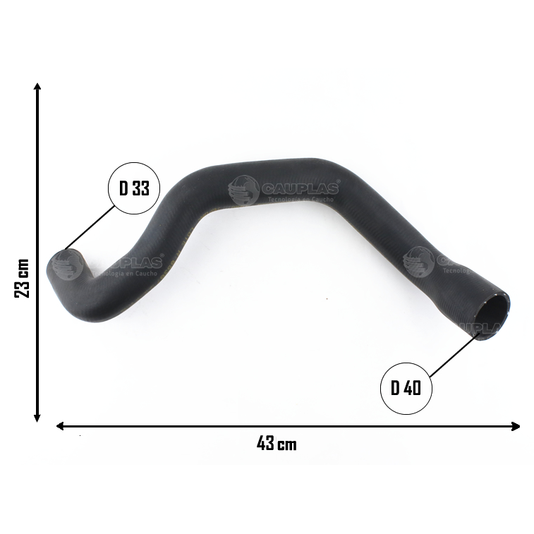 Mangueira do Radiador para Chevrolet Meriva - Cauplas - 4996