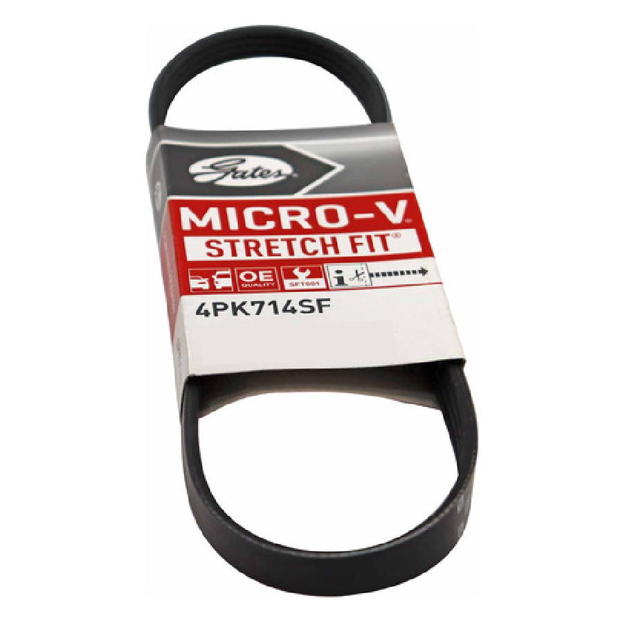 Correia de Acessórios Micro-V Elástica PK 714mm para Suzuki Vitara - Gates - 4PK0714SF