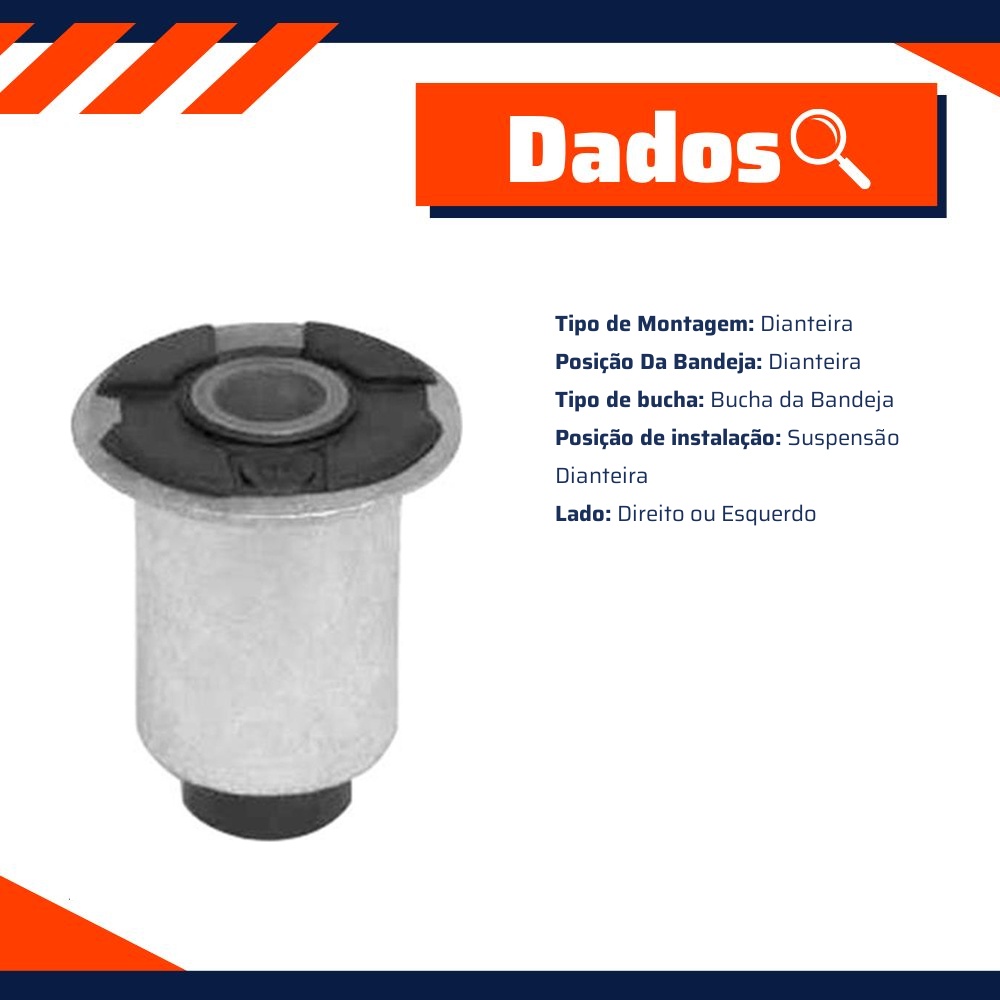 Bucha da Bandeja para Fiat Doblo e Palio - Corteco - 50280C