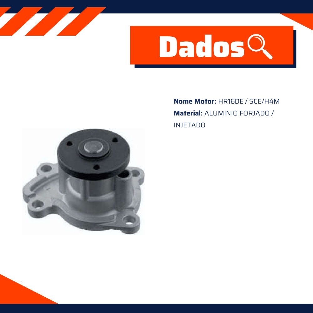 Bomba D'Água para Nissan March e Versa - Indisa - 504506