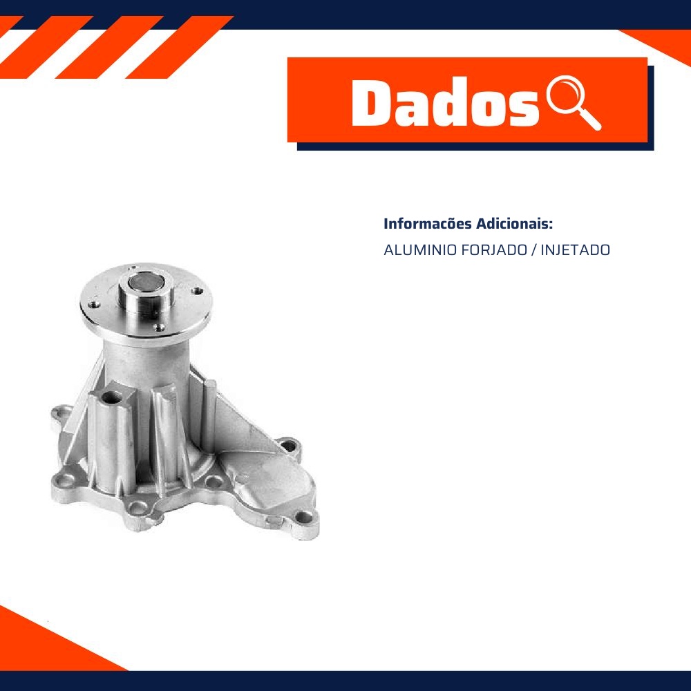Bomba D'Água para Nissan Frontier - Indisa - 504507