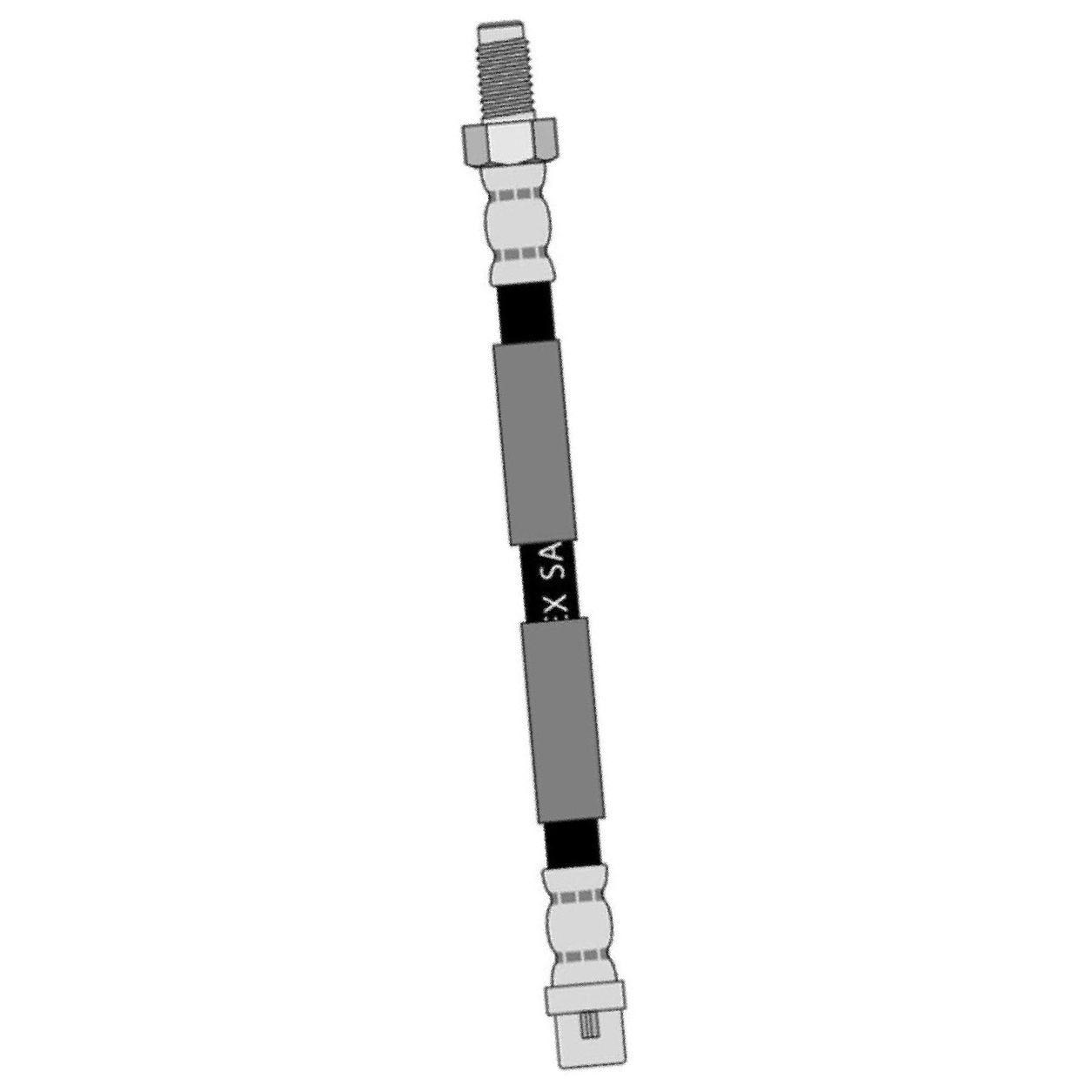 Mangueira Flexível de Freio Dianteiro para Mercedes-Benz A 160 e A 190 - Norflex - 5192
