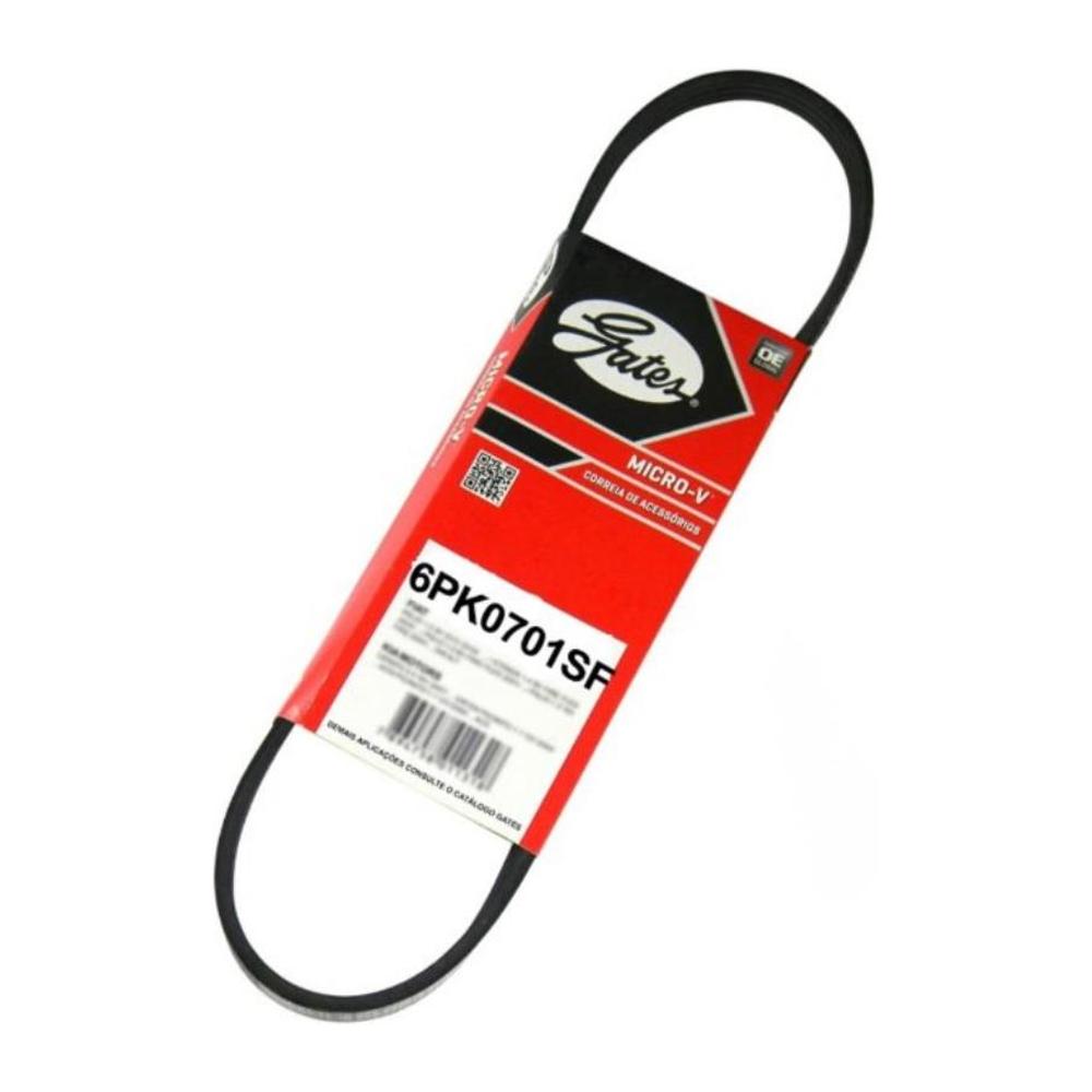 Correia de Acessórios PK para Volkswagen Cross Up! e Up! - Gates - 6PK0701SF
