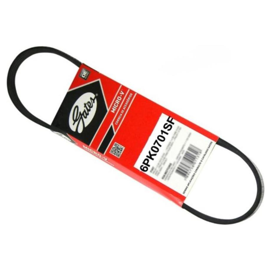 Correia de Acessórios PK para Volkswagen Cross Up! e Up! - Gates - 6PK0701SF