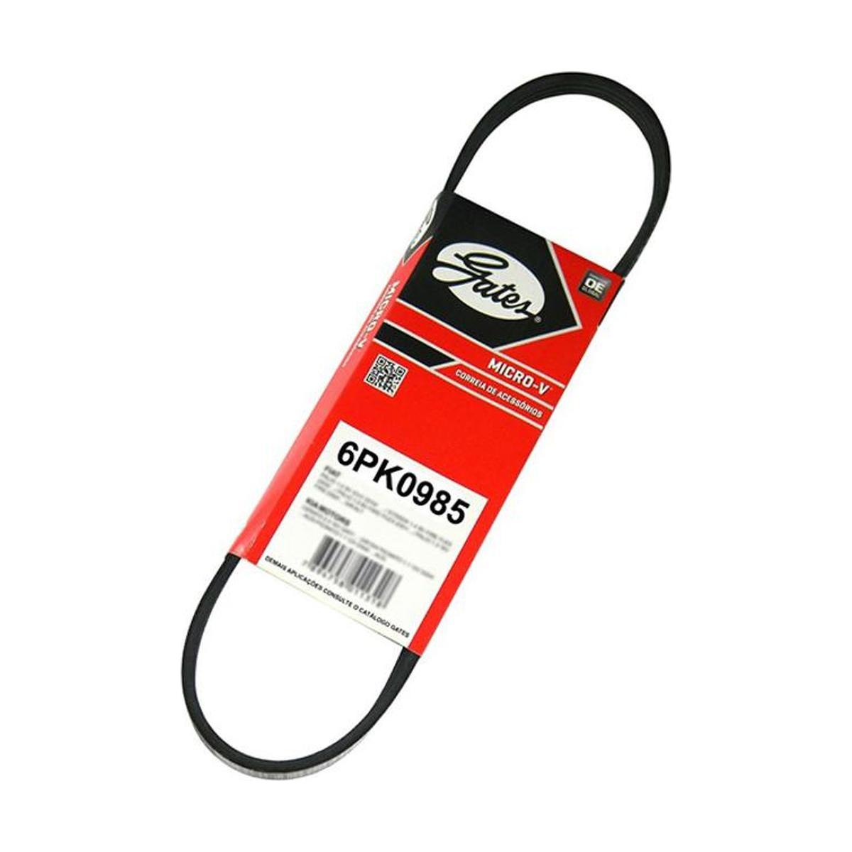 Correia de Acessórios PK Micro V para Honda Civic - Gates - 6PK0985