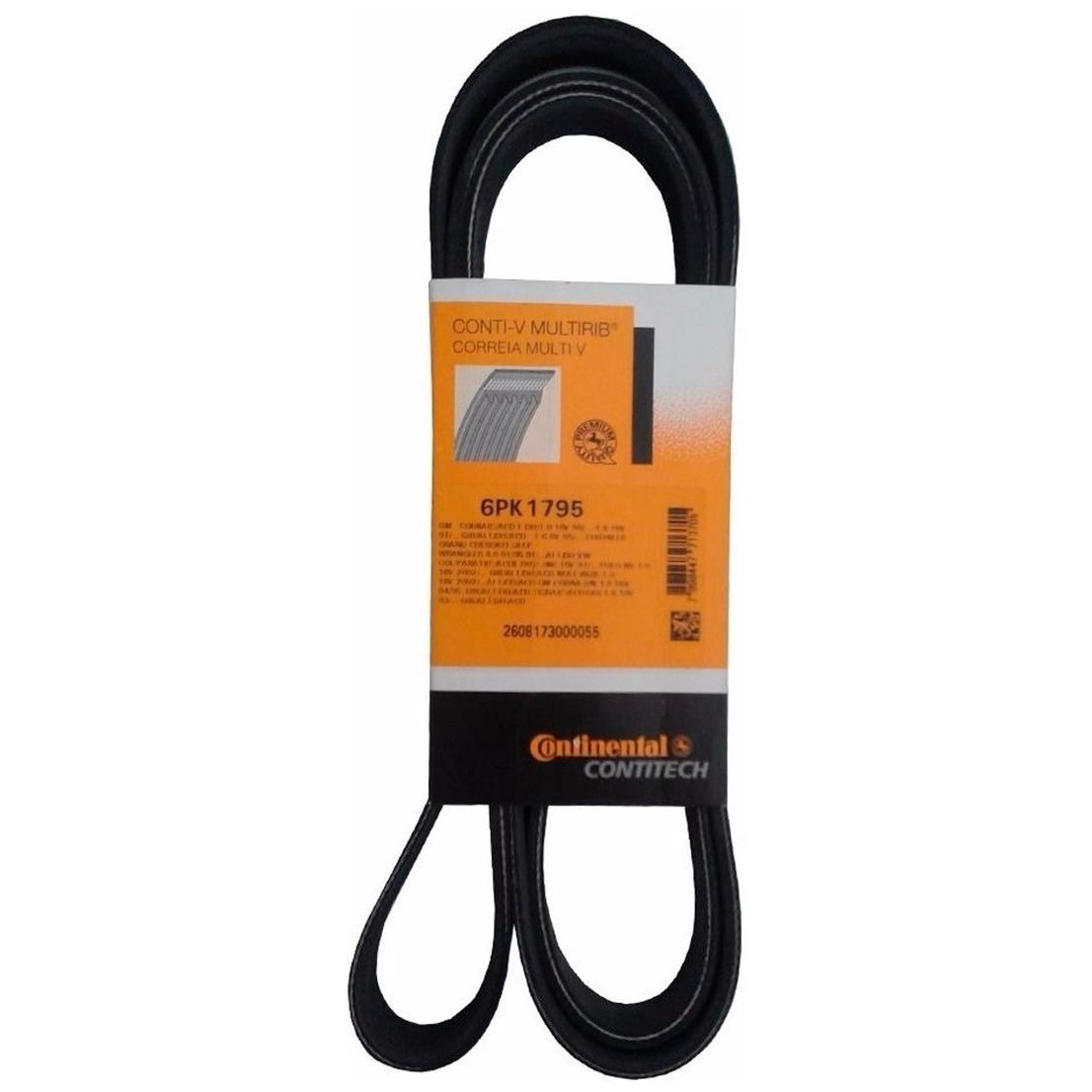 Correia acessórios Multi V - Continental Contitech - 6PK1795