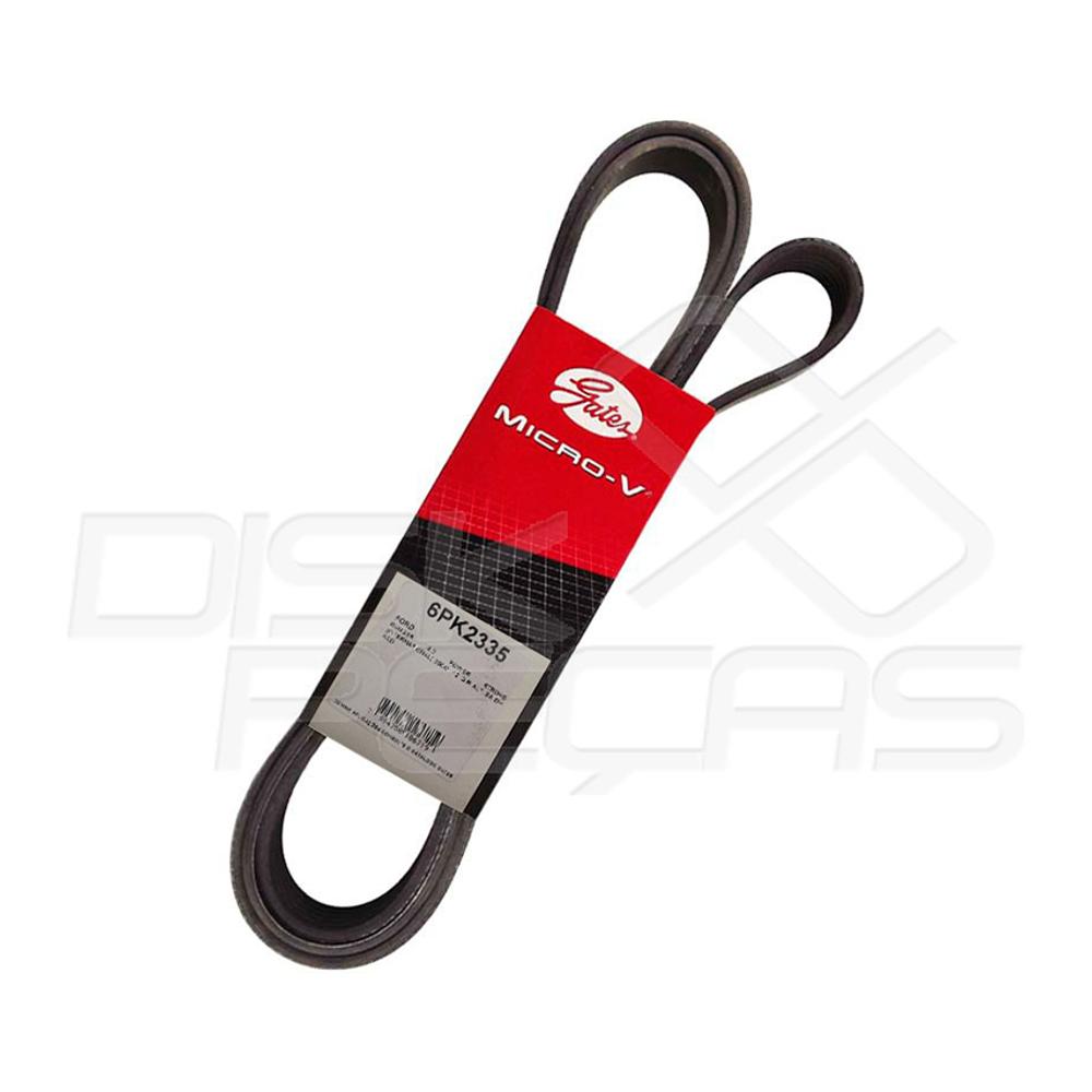 Correia de Acessórios PK Micro-V 2335mm para Ford Ranger - Gates - 6PK2335