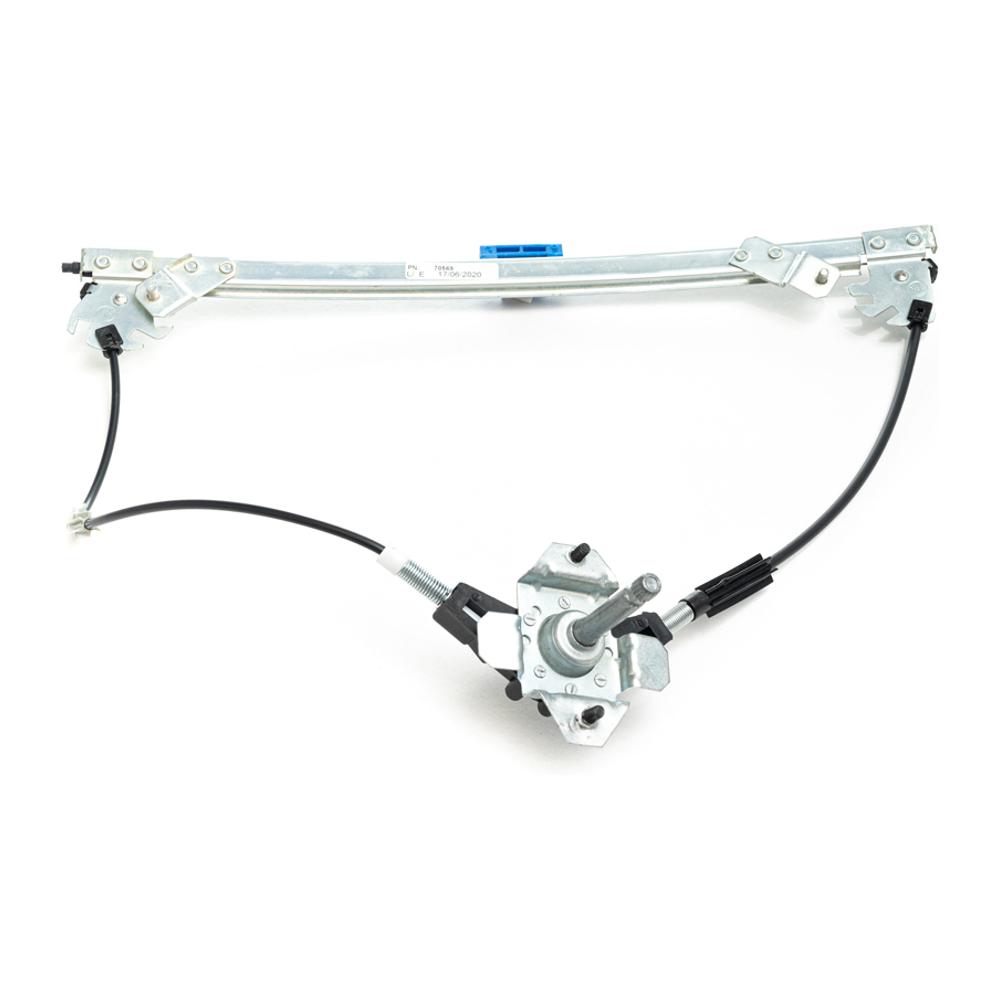 Máquina Mecânica do Vidro Dianteira Esquerda para Fiat Fiorino e Uno - Micro - 70569