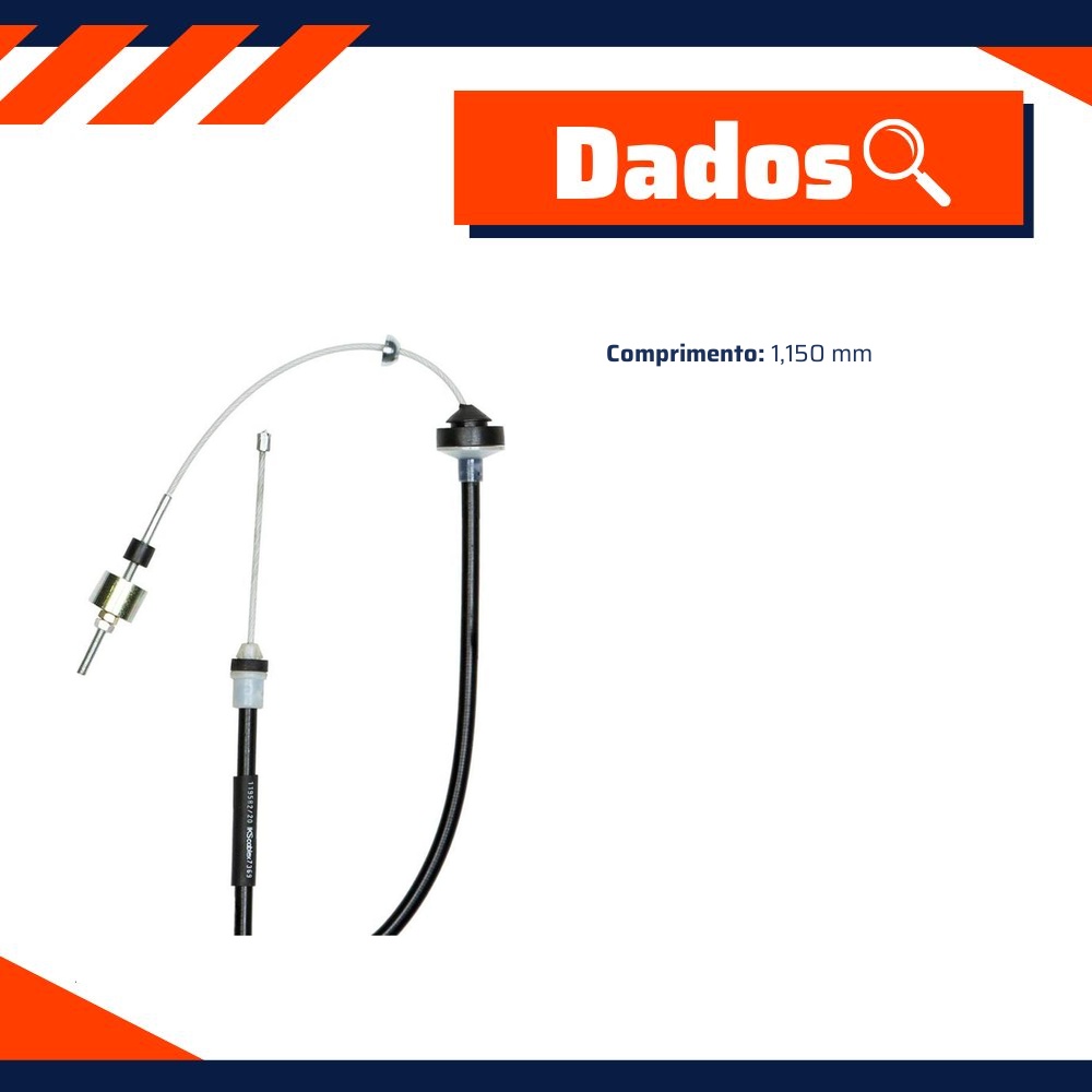 Cabo de Comando da Embreagem - IKS - 7369