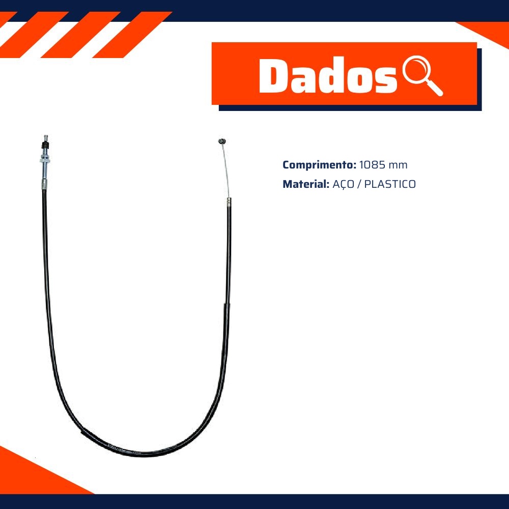 Cabo de Comando da Embreagem para Honda NXR 160 BROS - IKS - 80344