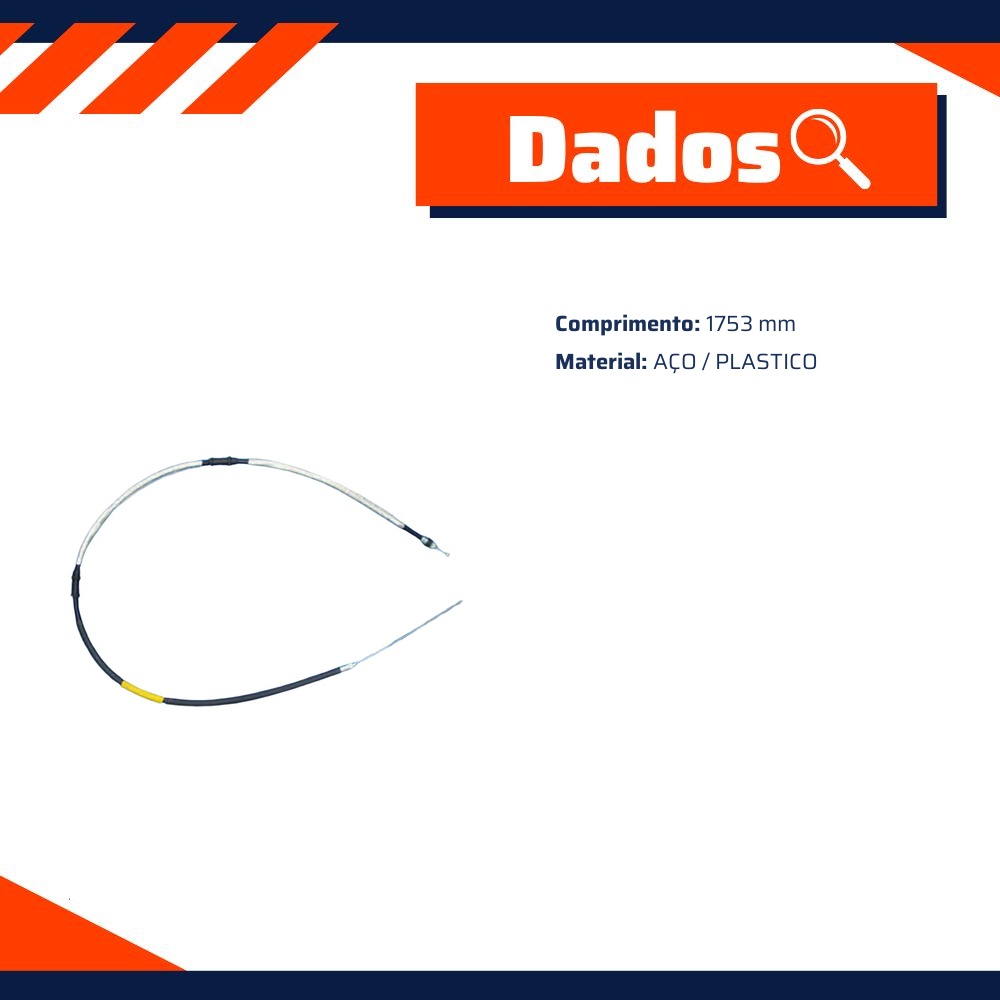 Cabo de Comando da Embreagem para Fiat Doblo - Fania - 81-154