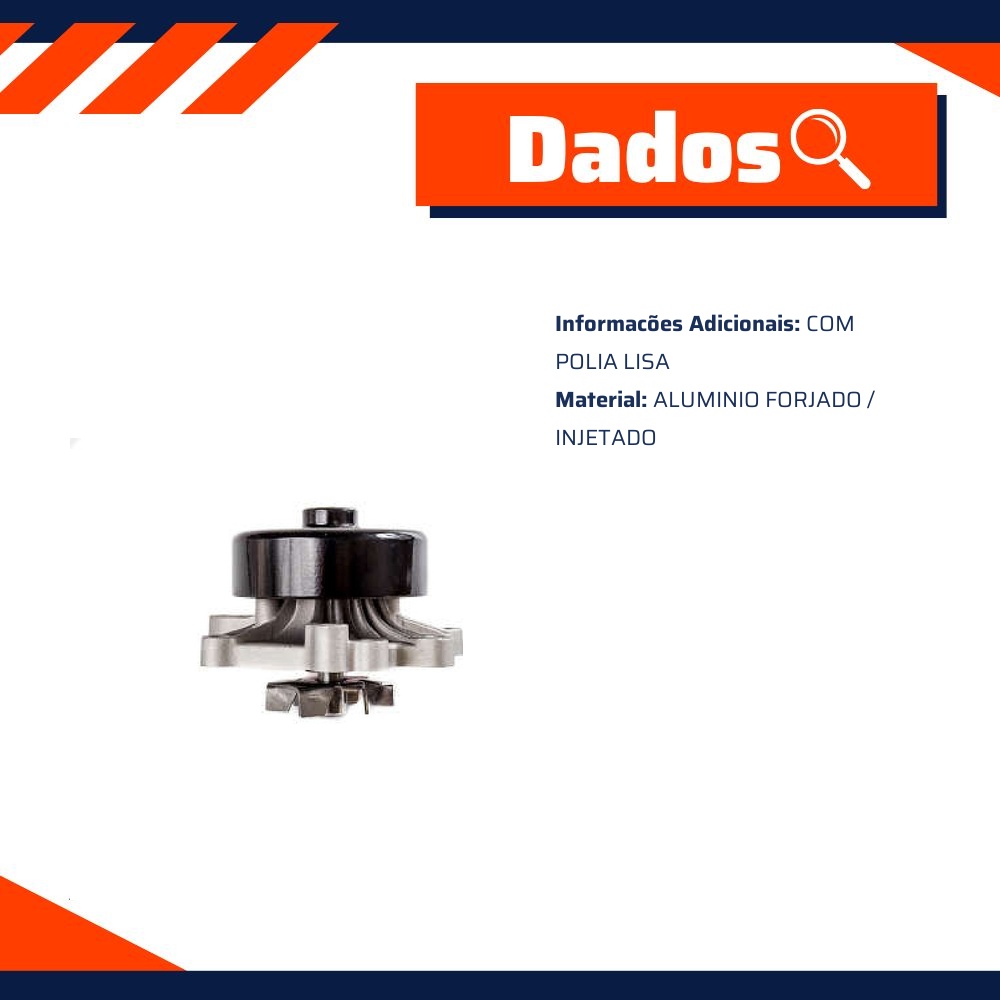 Bomba D'Água para Toyota Corolla e Fielder - Indisa - 904507