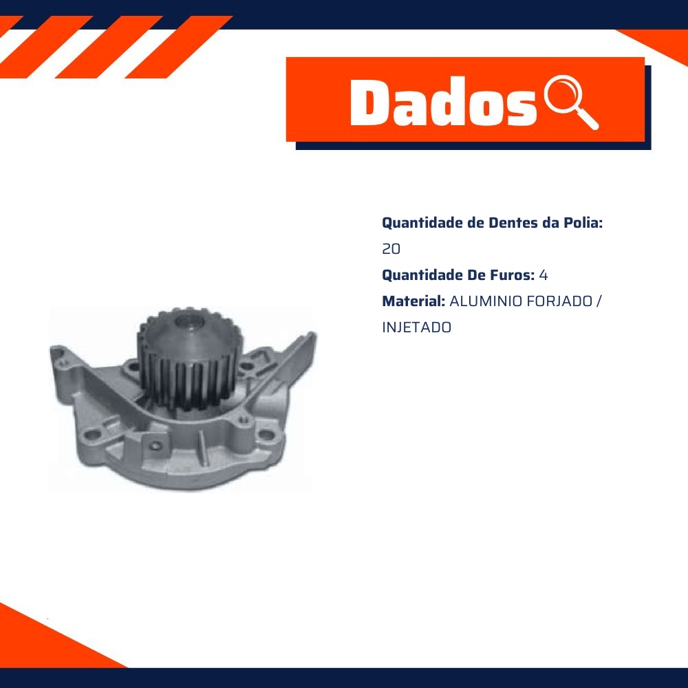 Bomba D'Água para Citroen C4 Picasso - Indisa - 952501