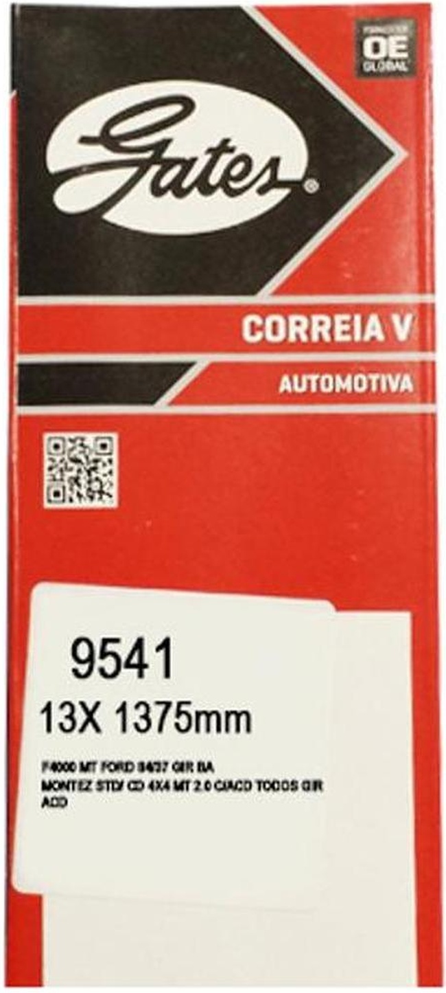 Correia de Acessórios - GATES - 9541