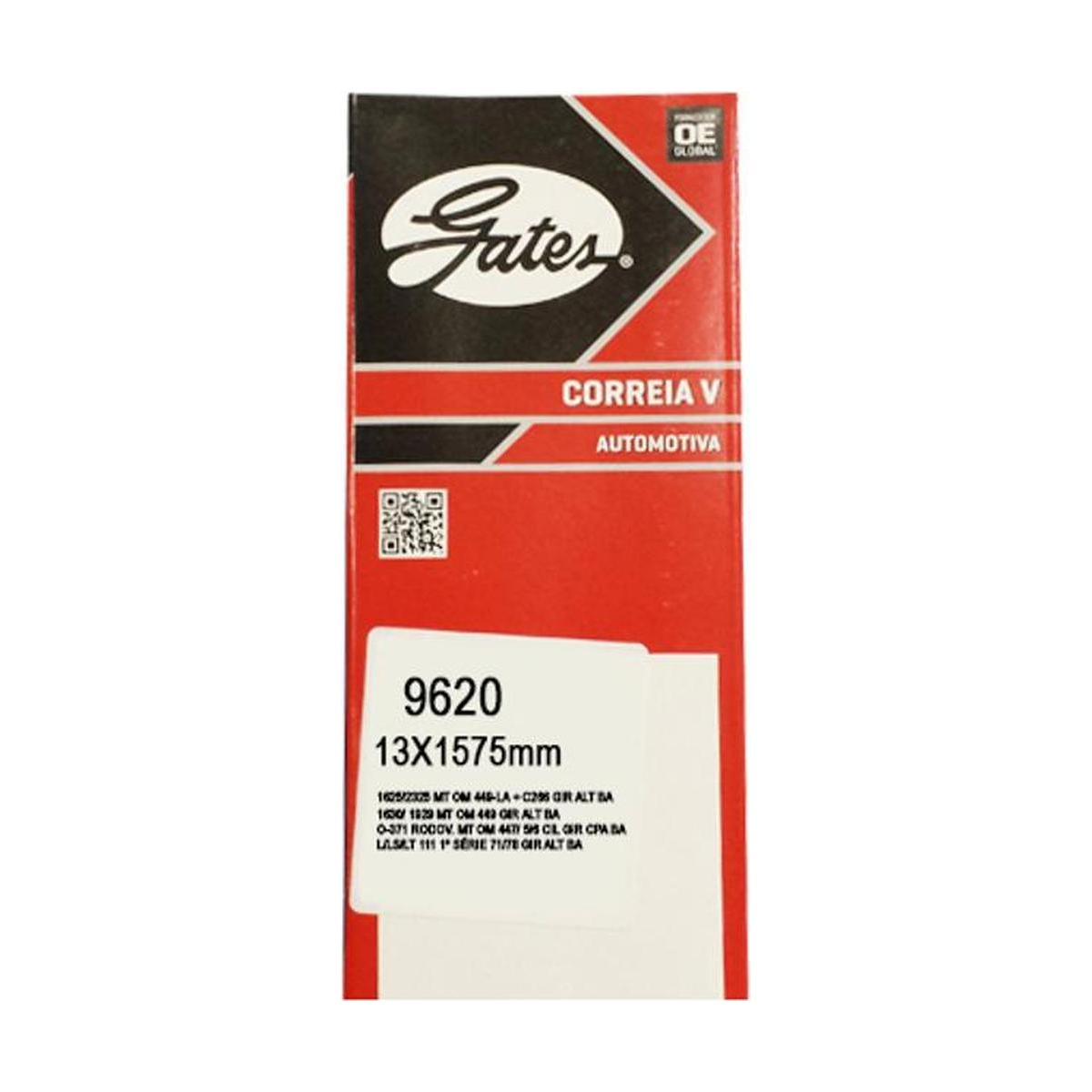 Correia de Acessórios V 13x1575 - GATES - 9620