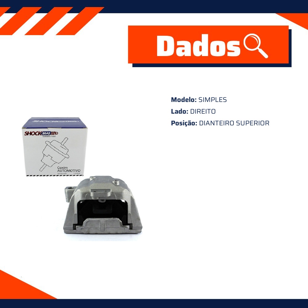 Coxim do Motor Dianteiro - ShockBras - ACX01005
