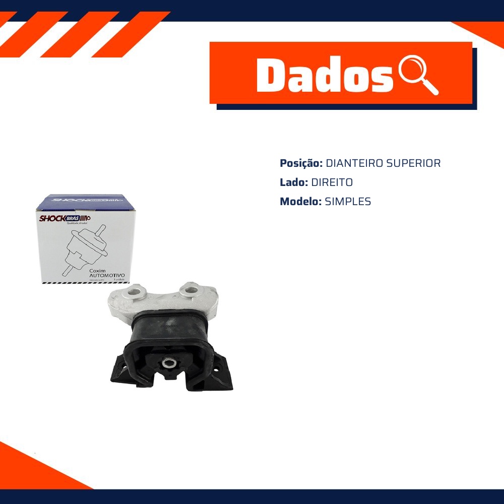 Coxim do Motor Dianteiro - ShockBras - ACX02017