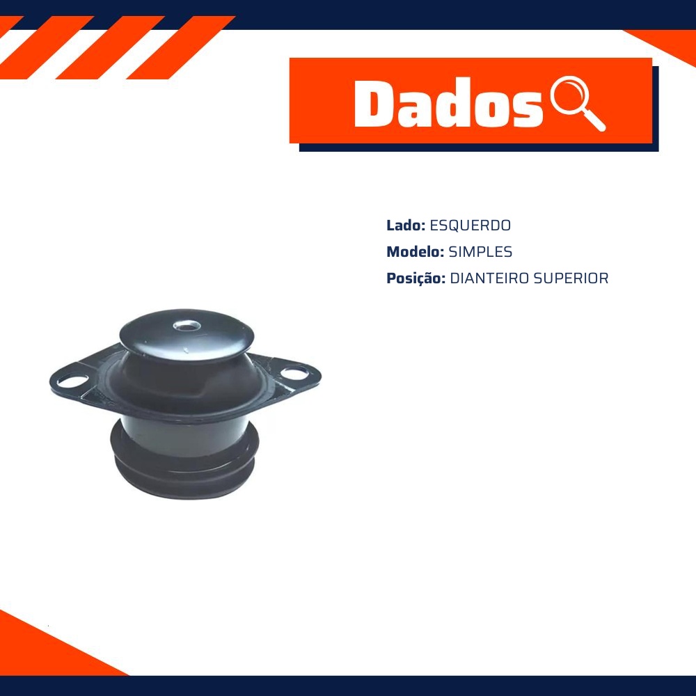 Coxim Diant Superior Esquerdo Câmbio - ShockBras - ACX03011