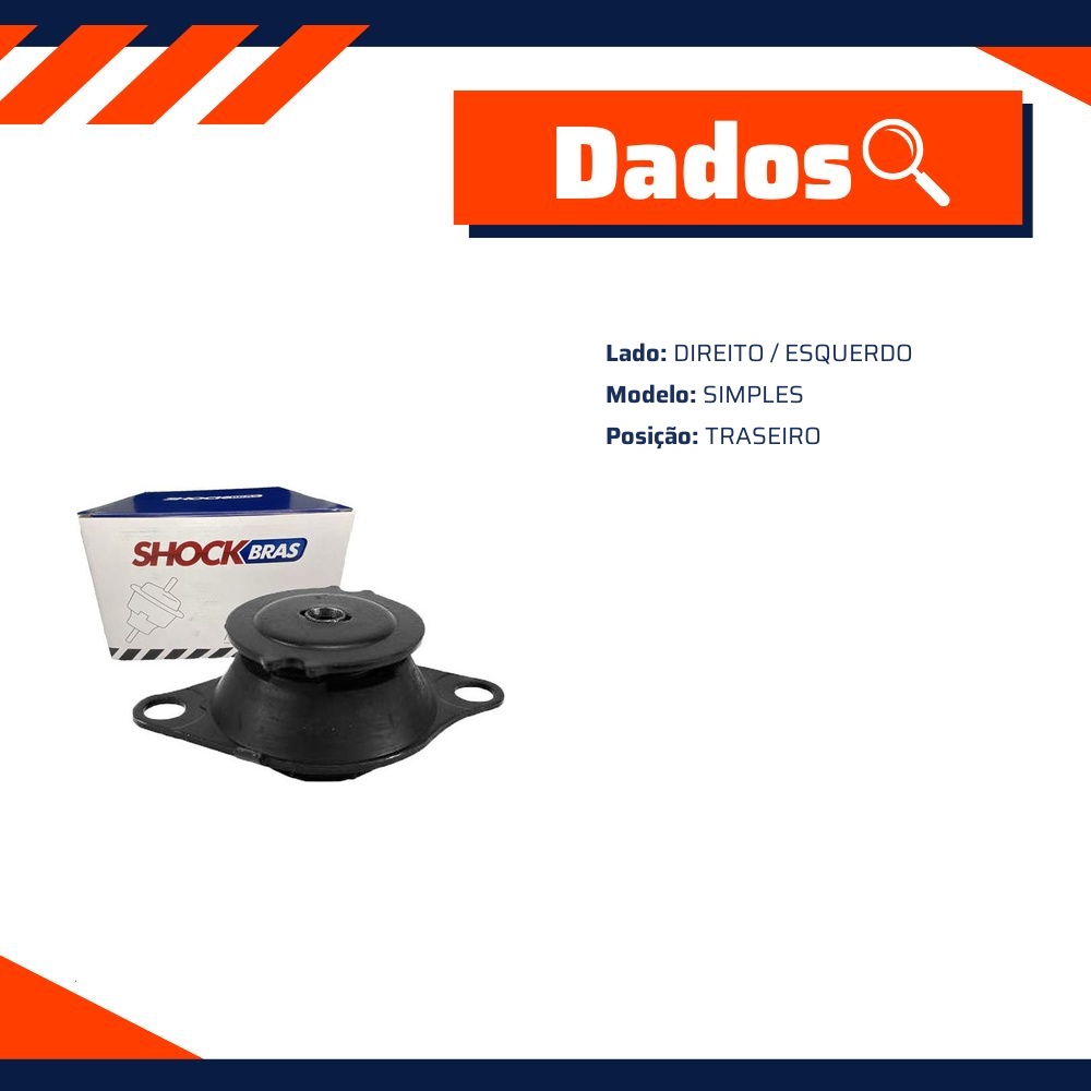 Coxim Traseiro do Câmbio - ShockBras - ACX03013