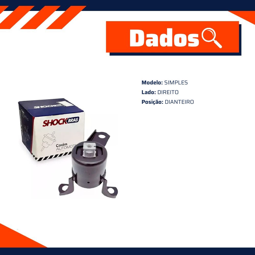 Coxim do Motor Dianteiro - ShockBras - ACX06017