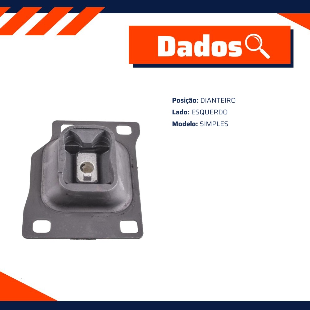 Coxim Dianteiro Esquerdo do Câmbio para Ford Focus e Focus Sedan - ShockBras - ACX06028