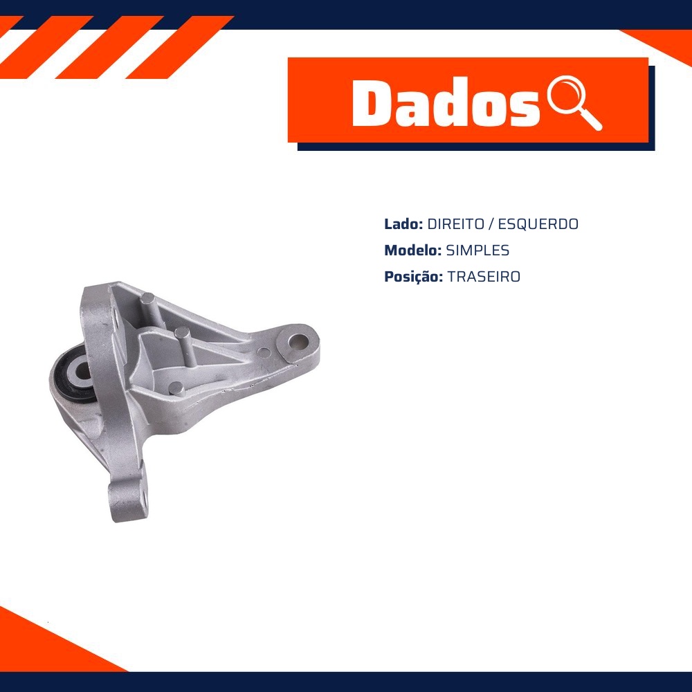 Coxim Traseiro do Câmbio para Ford Focus e Focus Sedan - ShockBras - ACX06030