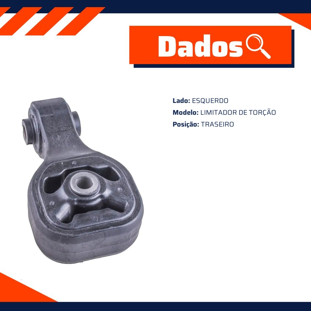 Coxim Traseiro do Câmbio para Honda City e FIT - ShockBras - ACX07021