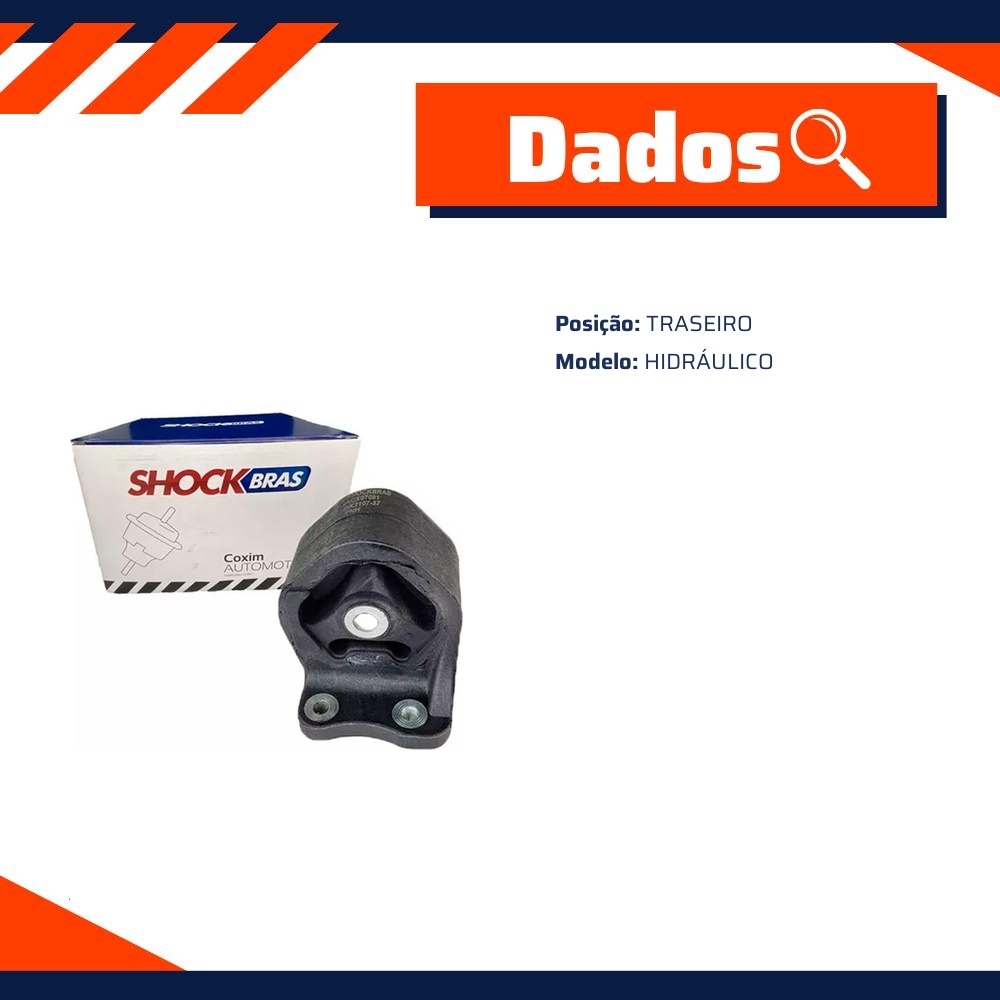 Coxim Traseiro do Câmbio para Honda CR-V - ShockBras - ACX07081
