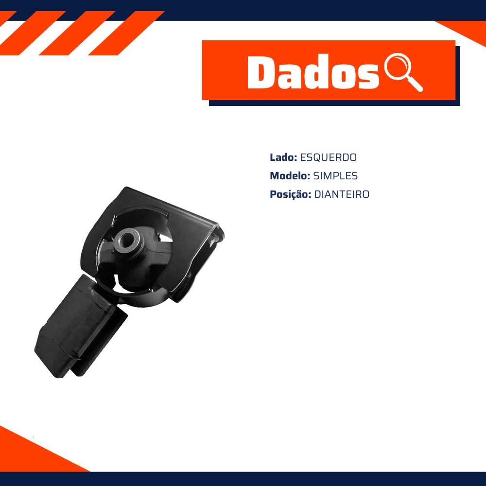 Coxim Dianteiro Esquerdo do Câmbio para Toyota Corolla e Fielder - ShockBras - ACX08004
