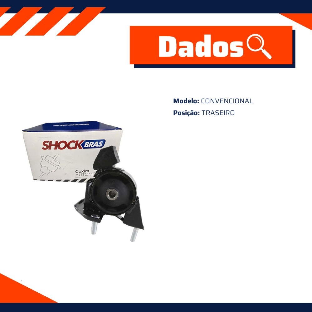 Coxim Traseiro do Câmbio para Toyota Corolla - ShockBras - ACX08043