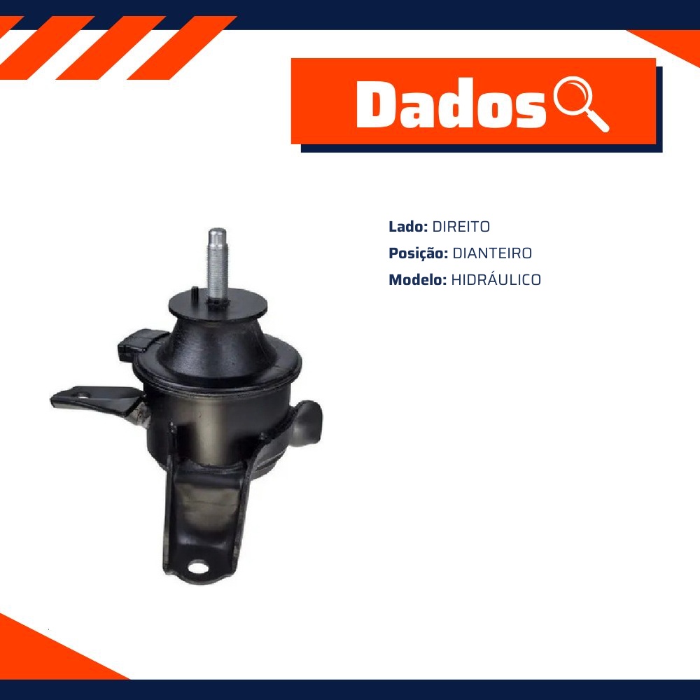 Coxim do Motor Dianteiro para Hyundai Tucson - ShockBras - ACX12001