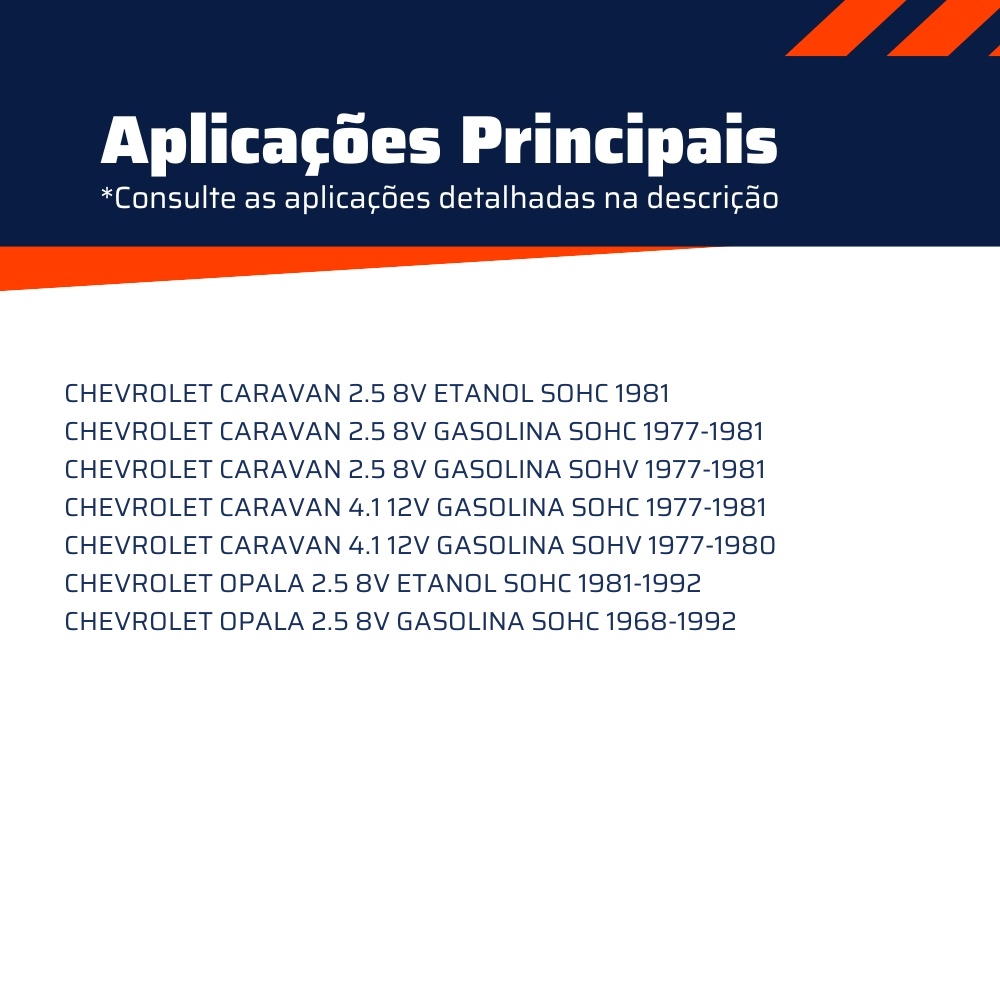 Correia de Acessórios Direção Hidráulica para Chevrolet Caravan e Opala - Continental Contitech - AVX10X635