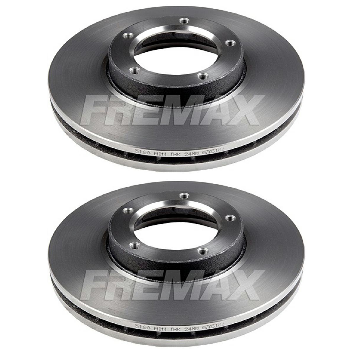 Par Disco de Freio Dianteiro Ventilado - Fremax - BD5180