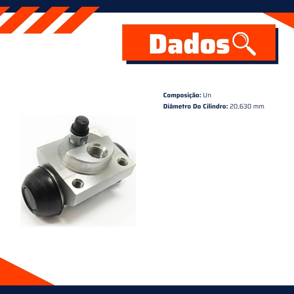 Cilindro de Roda para Chevrolet Spin - Controil - C-3432