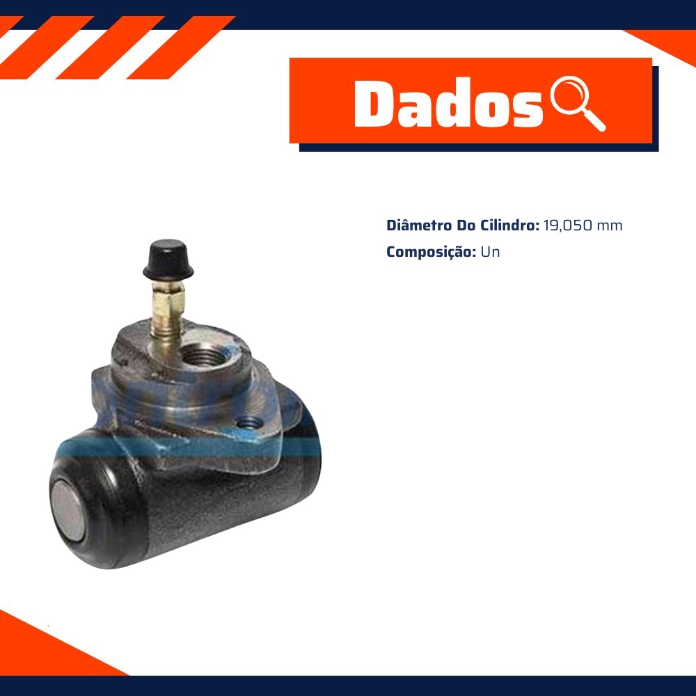 Cilindro de Roda para Fiat Palio - Controil - C-3437