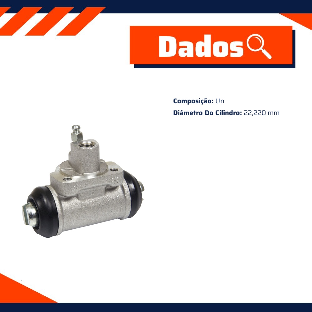 Cilindro de Roda para Nissan Frontier - Controil - C-3536