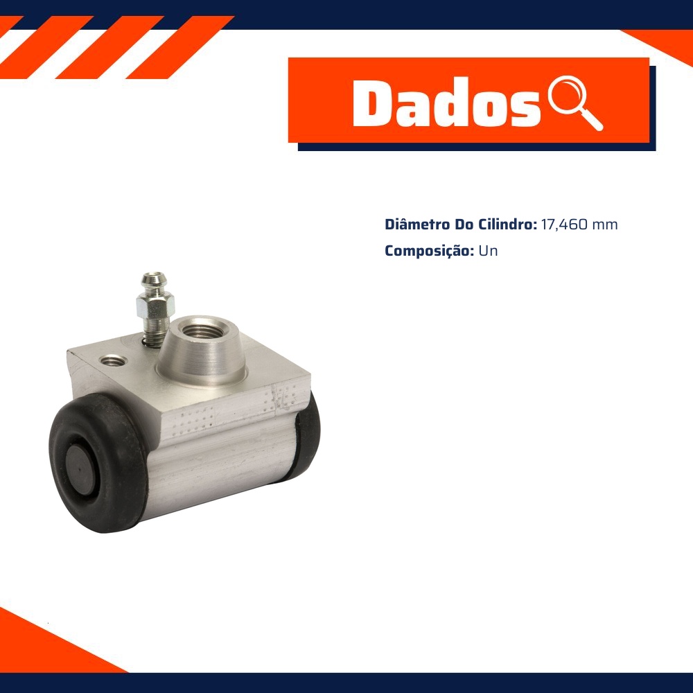 Cilindro de Roda - Controil - C-3537
