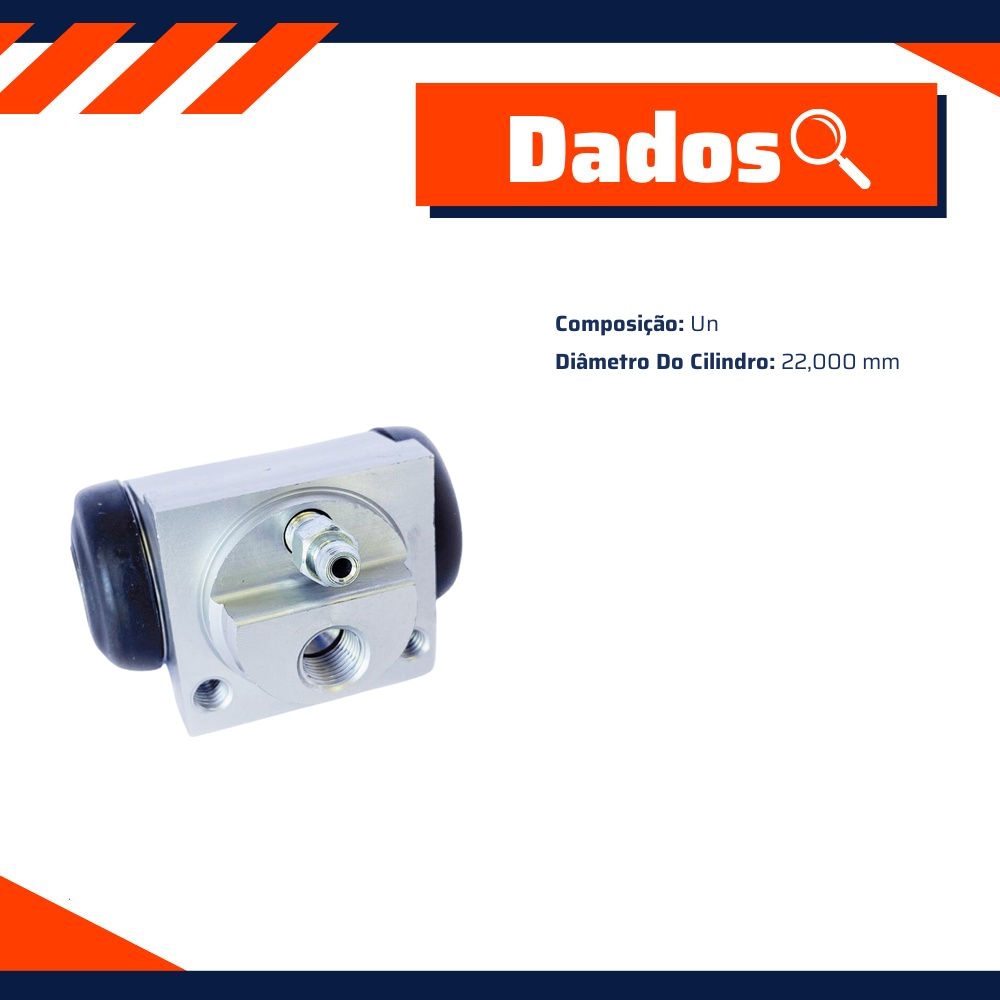 Cilindro de Roda para Renault Captur e Duster - Controil - C-3567