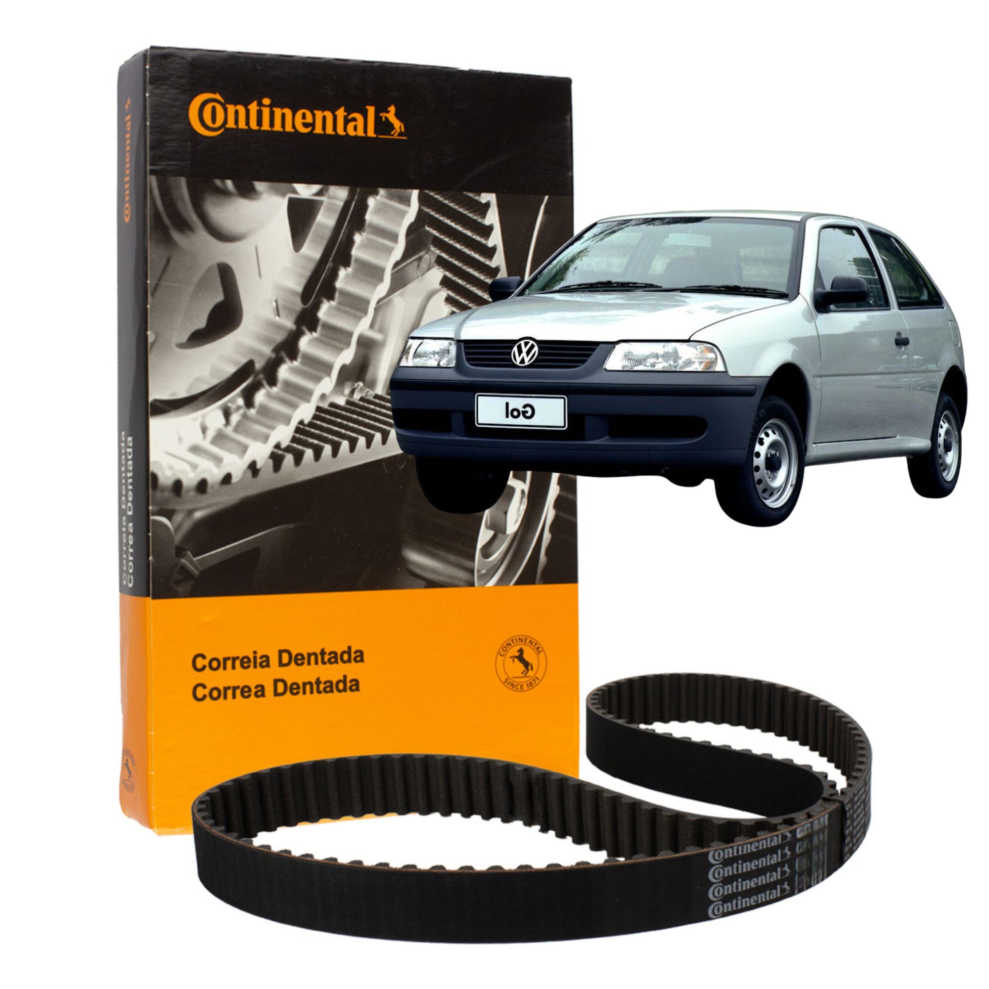 Correia Dentada Sincronizadora para Volkswagen Gol e Saveiro - Continental Contitech - CT 846