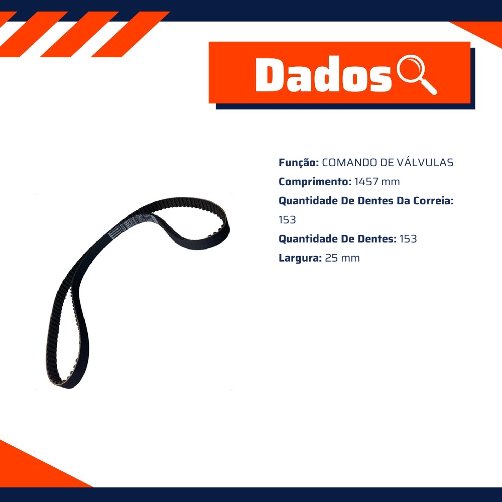Correia Dentada Sincronizadora - Contitech - CT1003