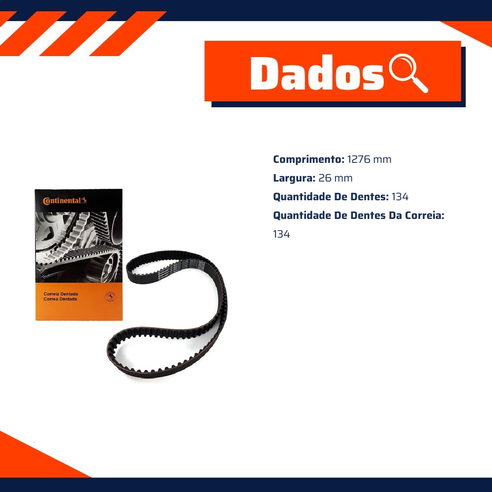 Correia Dentada Sincronizadora - Contitech - CT1065
