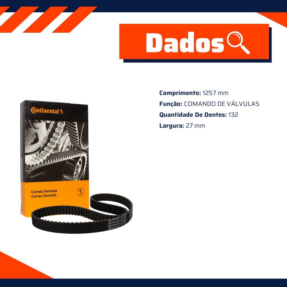 Correia Dentada Sincronizadora - Contitech - CT1126