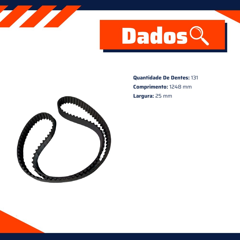 Correia Dentada Sincronizadora - Contitech - CT728