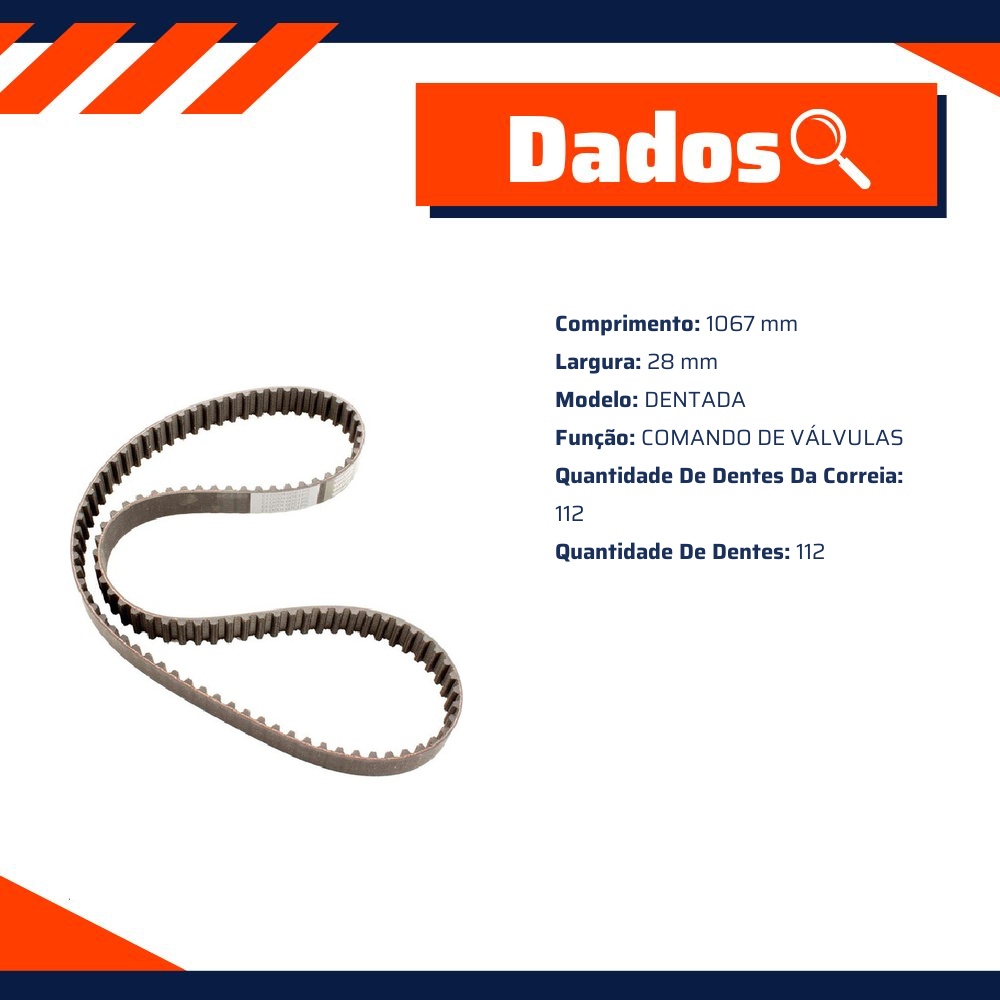 Correia Dentada Sincronizadora - Contitech - CT954